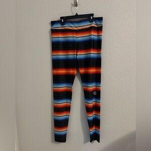 Pelagic Multicolor Striped Leggings
